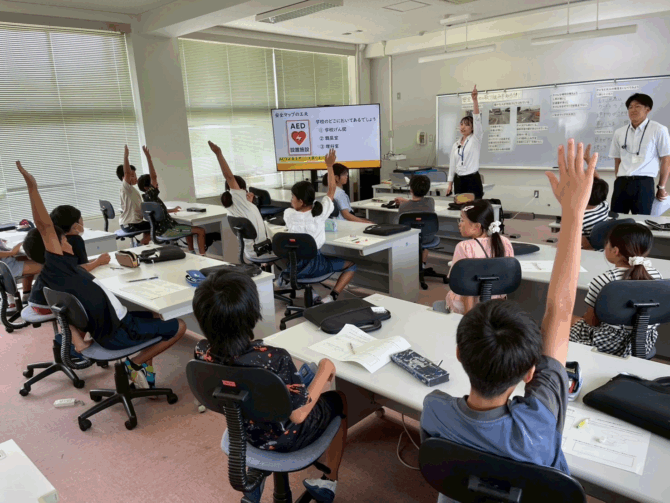 愛南町立平城小学校　第1回授業実践